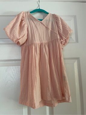 H&M pink wrap dress - 4T